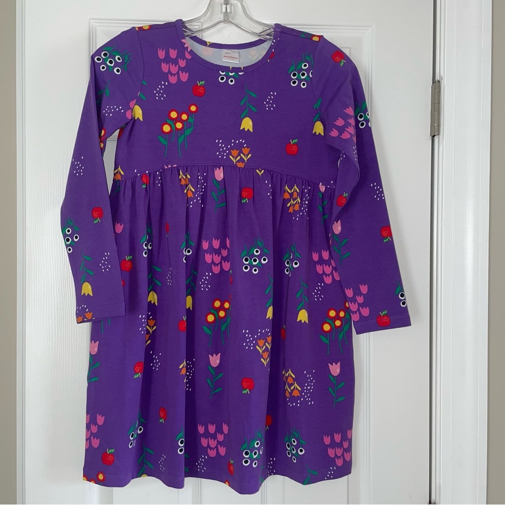 Hanna Andersson Floral & Apple Print Dress